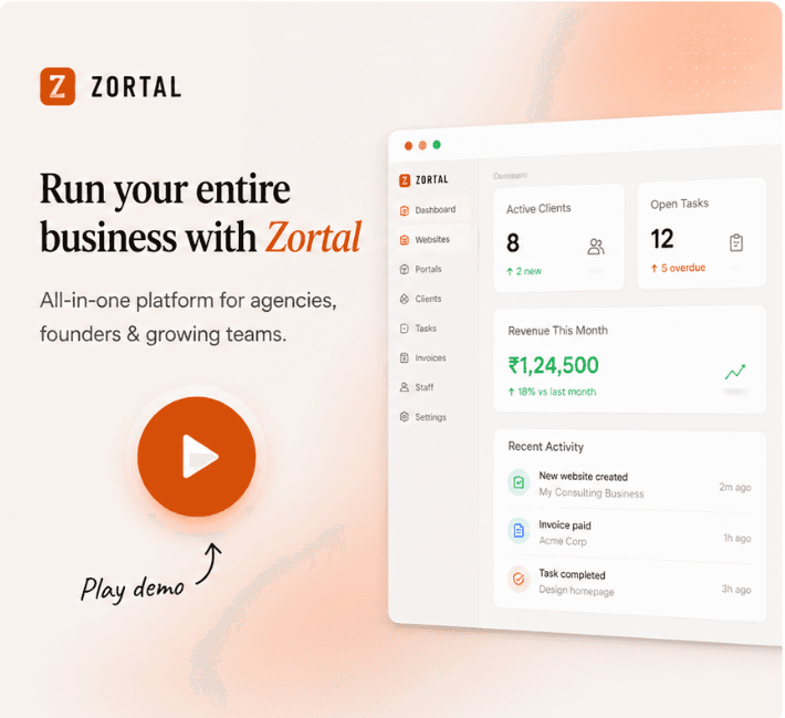 Zortal product walkthrough